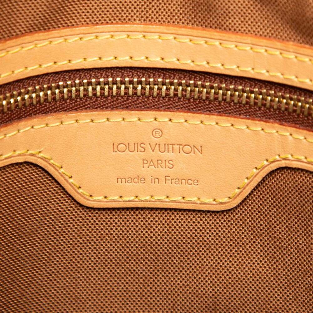 LOUIS VUITTON Authentic Brown Monogram Leather Tote Bag - Picture 5 of 6